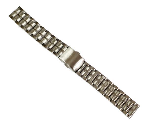 Miniatura Pulseira De Relógio Em Aço 20Mm Fecho Com Pusher