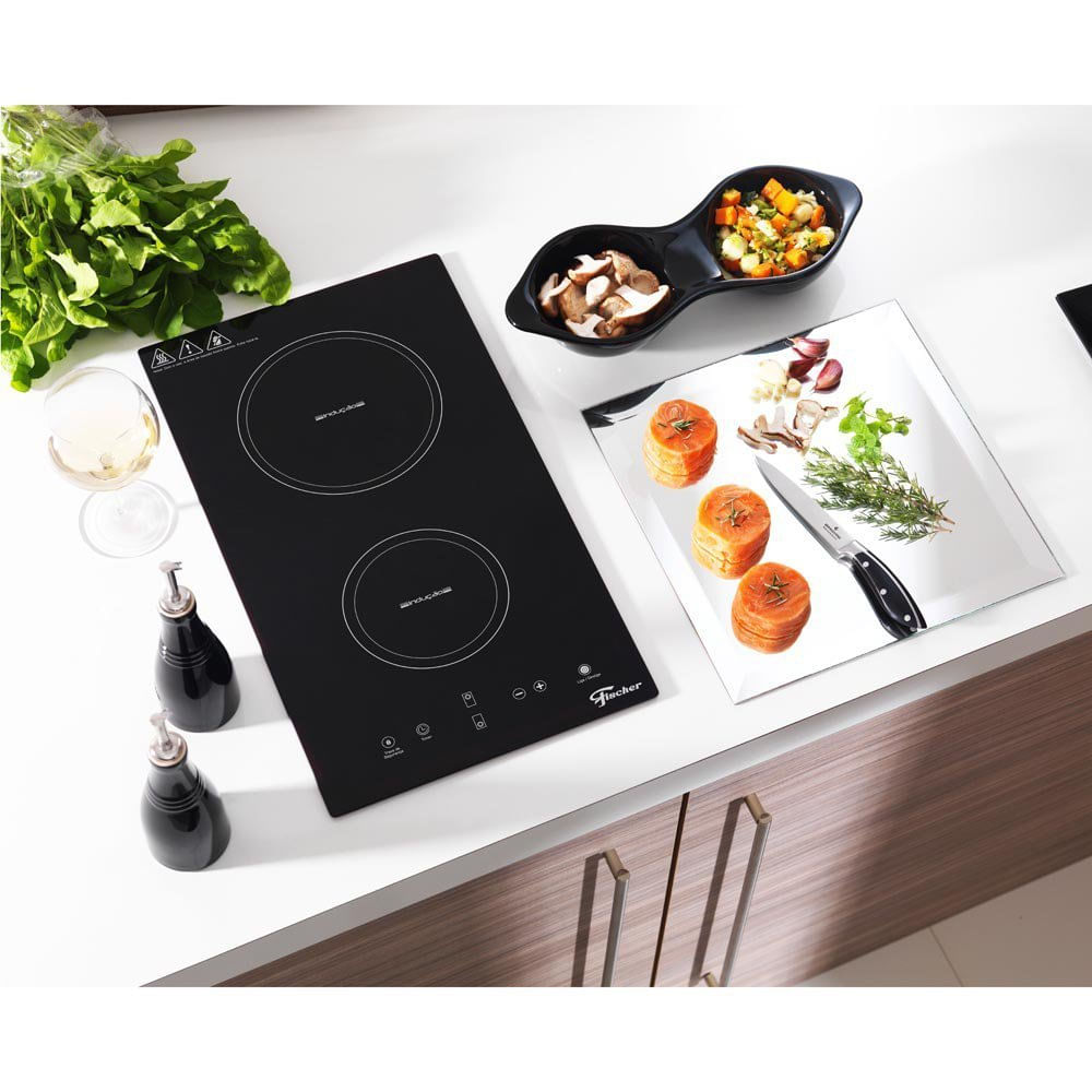 Miniatura Cooktop de Indução 2 Bocas Mesa Vitrocerâmica Fischer Preto - 220V