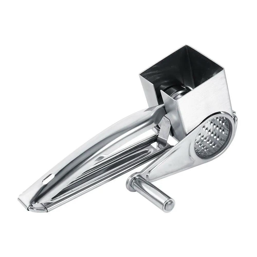 Miniatura Ralador De Queijo Manual Aço Inox Profissional 2 Cm Inox - Ralador - Queijo