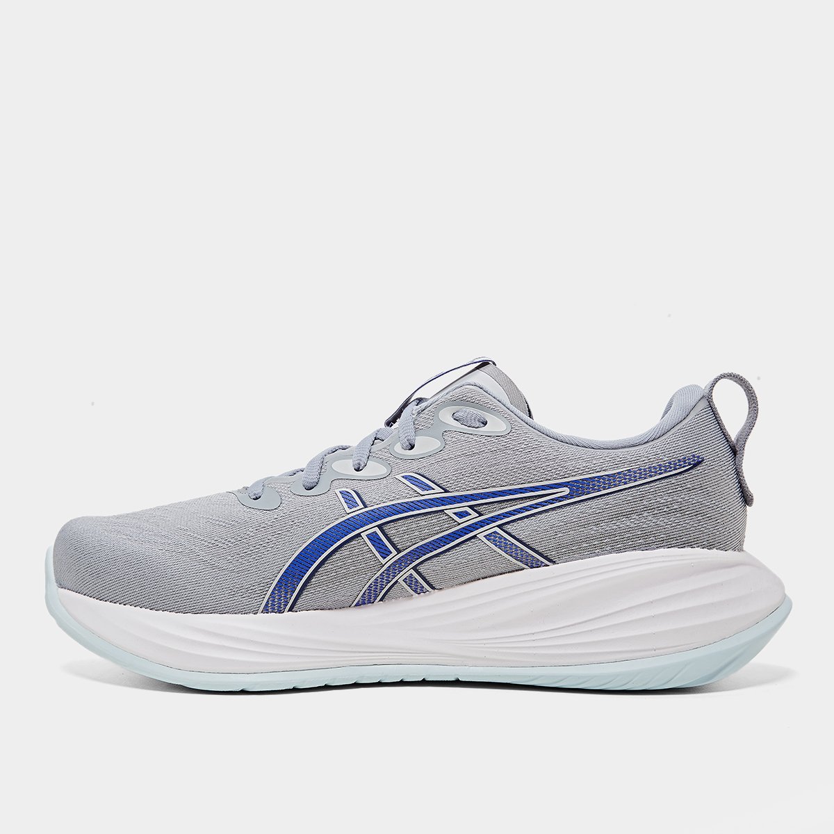 Miniatura Tênis Asics Gel-Cumulus 27 Masculino Cinza+Azul - 39