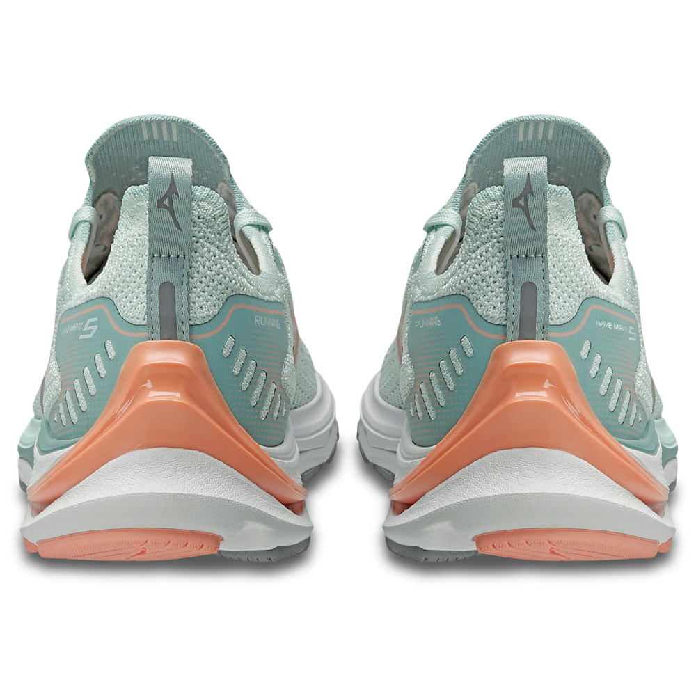 Miniatura Tênis de Corrida Feminino Mizuno Wave Mirai 5 Verde - 35