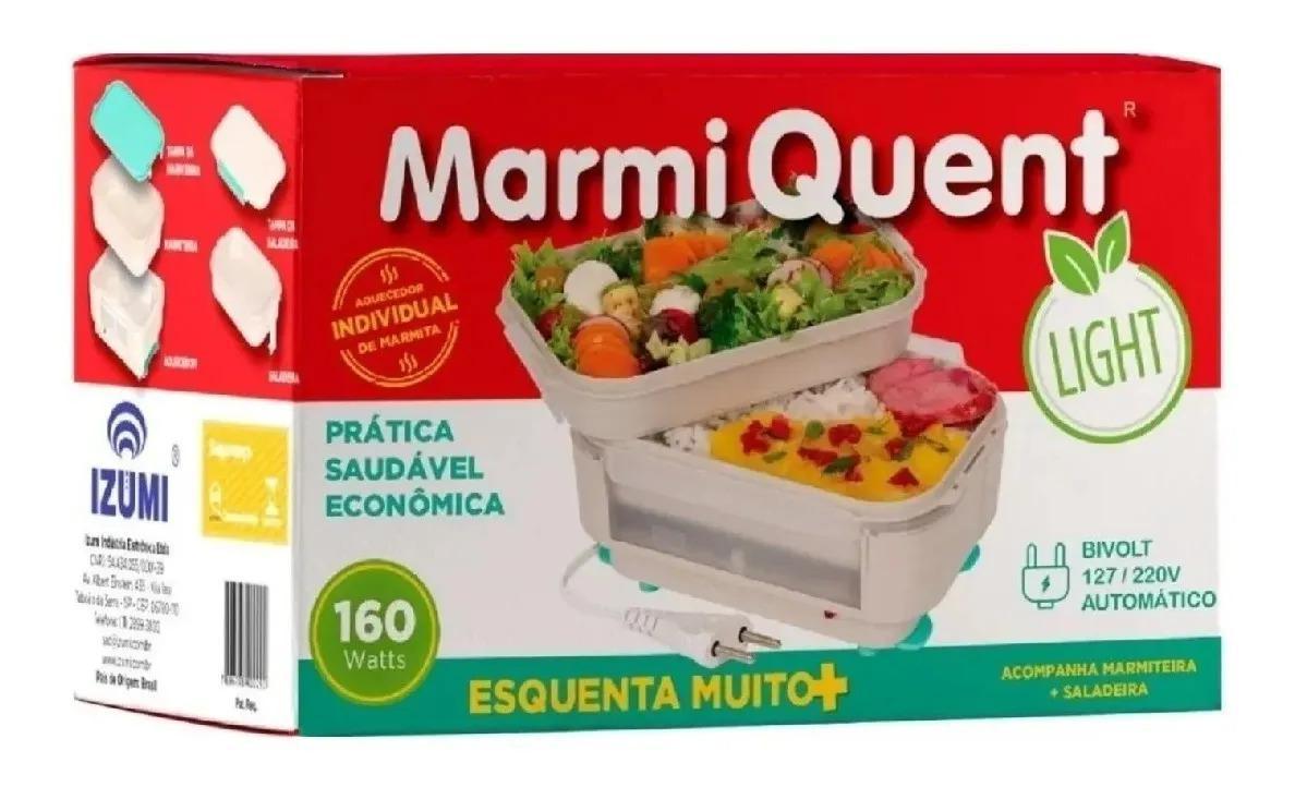 Miniatura Marmita Elétrica A Vapor Marmi Quent  Light + Saladeira