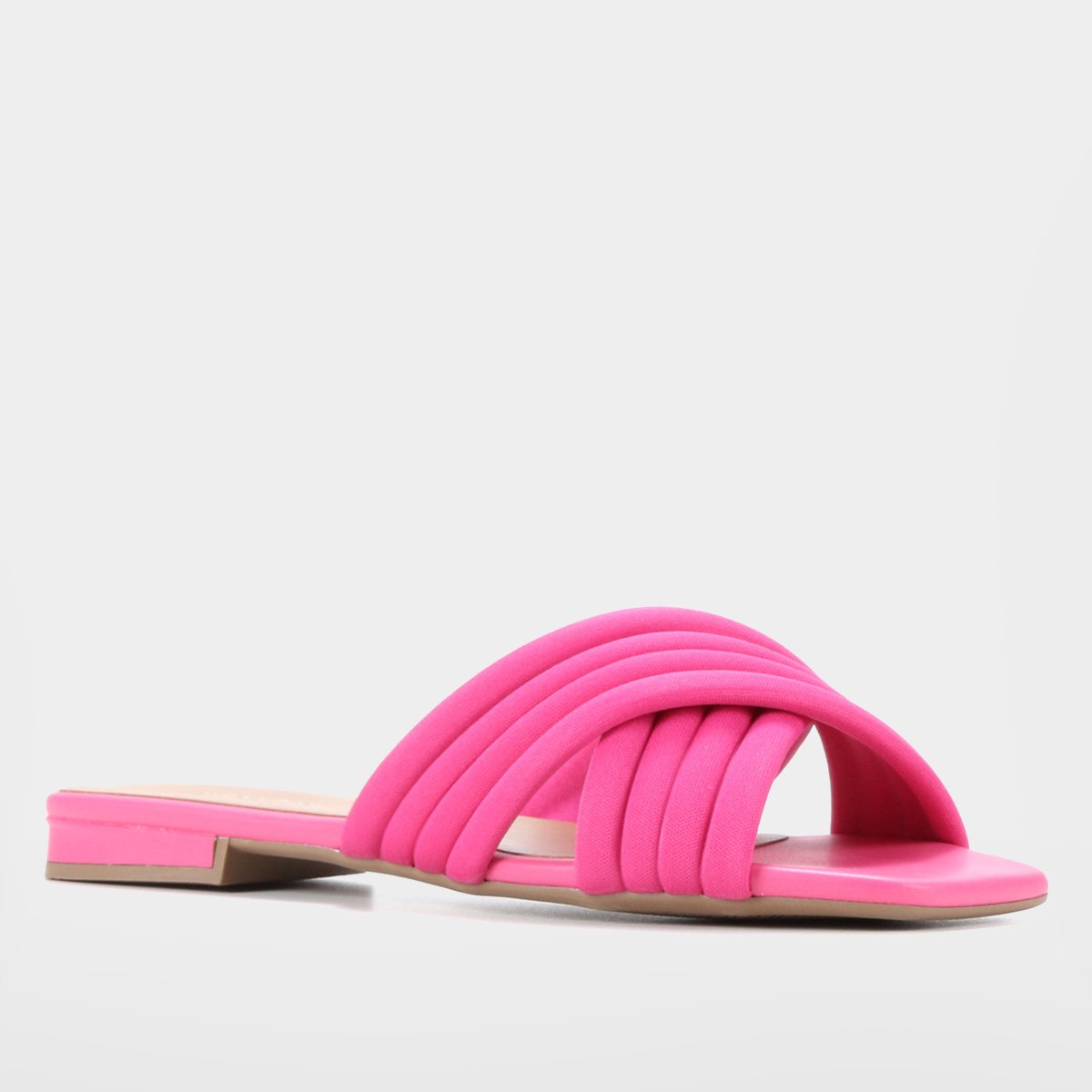 Miniatura Rasteira Shoestock For You Tiras Cruzadas Comforto Pink - 34
