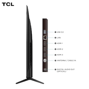Smart TV 65” TCL QLED 4K Ultra HD 65P7K com Sistema Operacional Google TV, HDR10+, HDMI 2.1, Chromecast built-in, Dolby Vision e Atmos TV 65" TCL QLED 65P7K 4K UHD HDMI/USB/WIFI