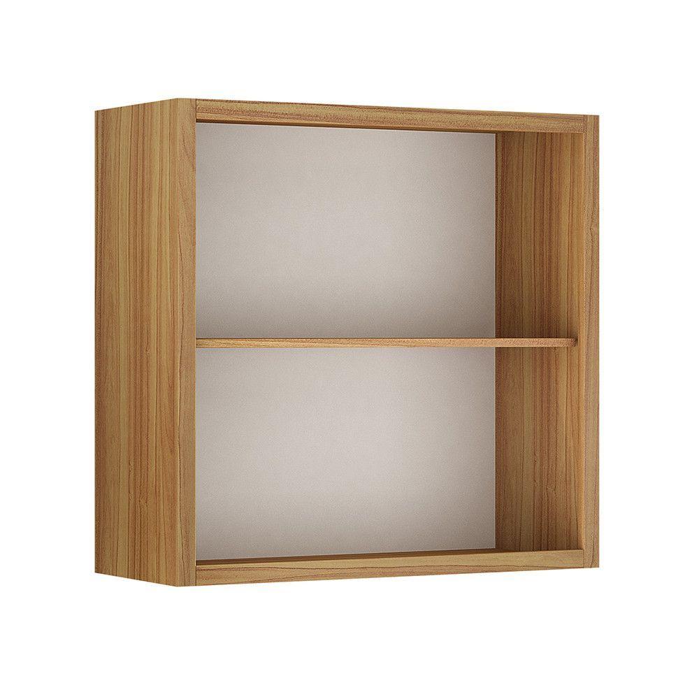 Miniatura Armário Aéreo 2 Portas Basculantes Carvalho/off White