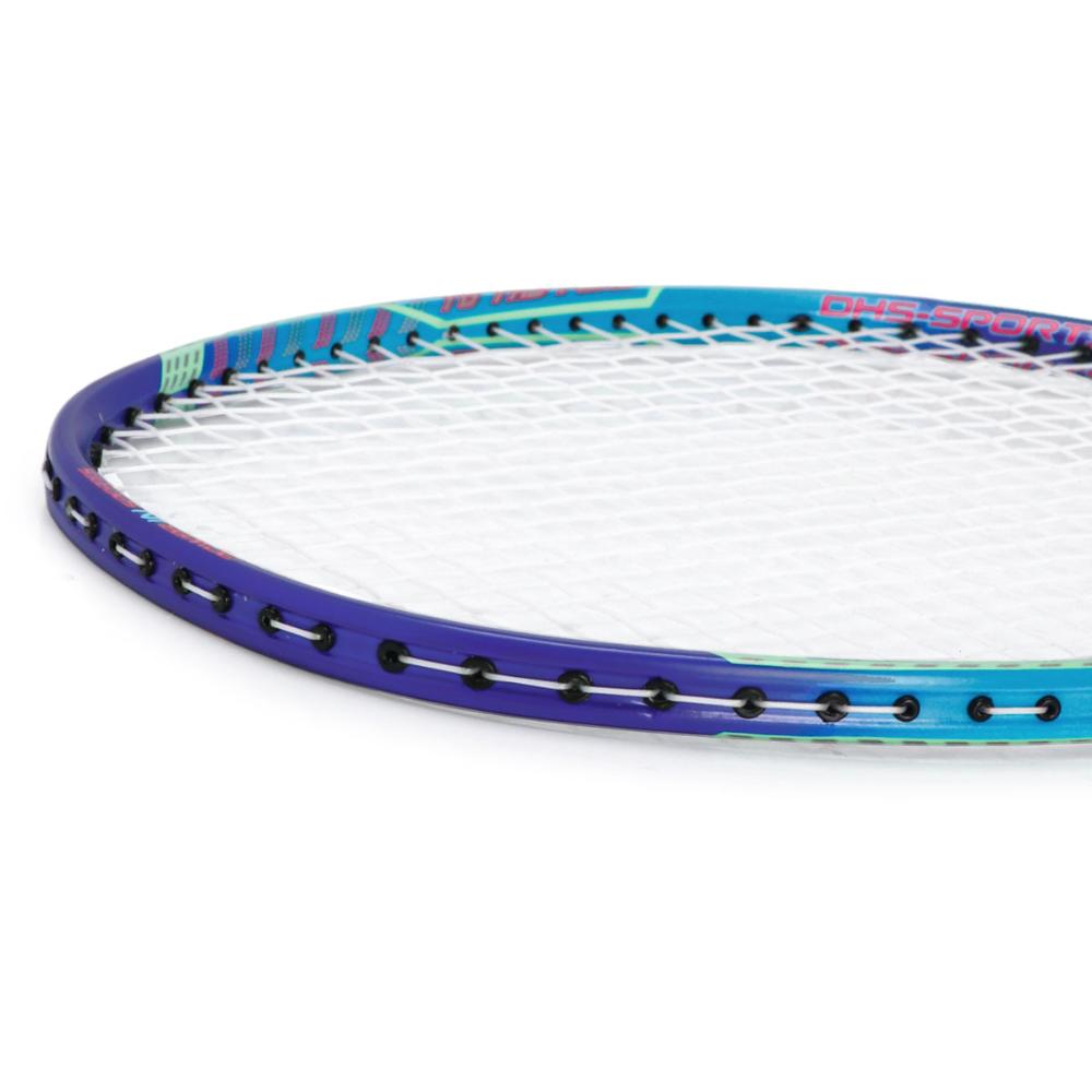 Miniatura Raquete de Badminton DHS Reflex RF587 Full Carbon Series Azul
