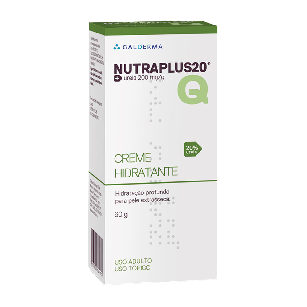 Miniatura Creme Nutraplus Uréia 20% (200mg/g) com 60g