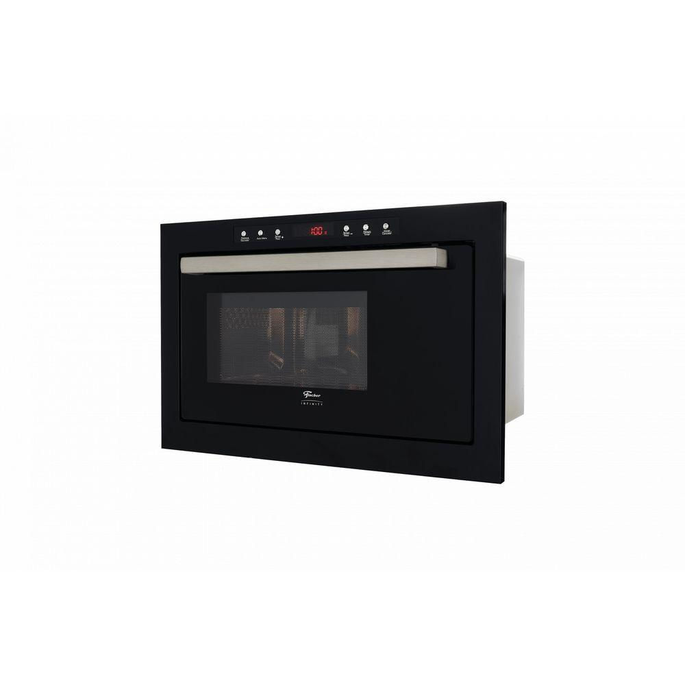Miniatura Forno Micro-ondas Fischer De Embutir 25L Com Dourador Preto 220V