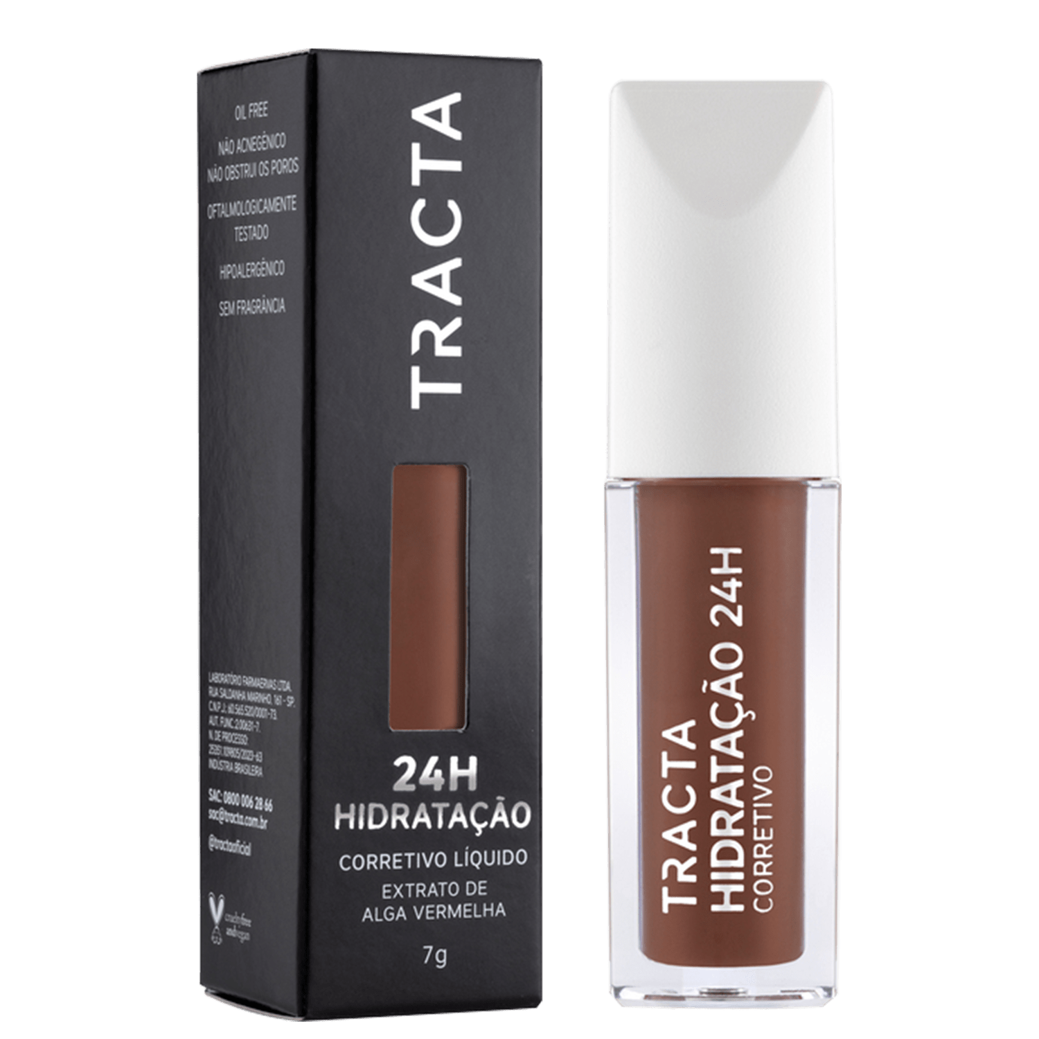 Miniatura Tracta Hidratação 24h 14 - Corretivo Líquido 8ml