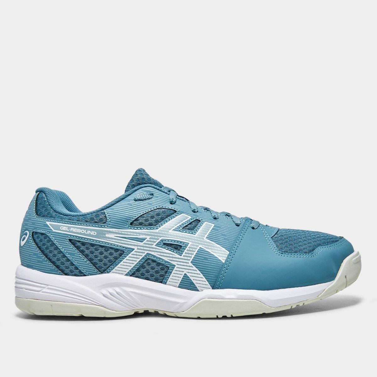 Miniatura Tênis Asics Gel-Rebound Masculino Azul+Branco - 39