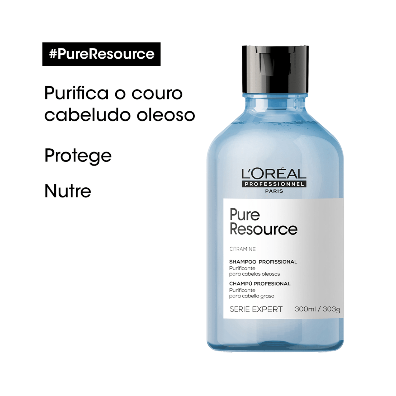 Miniatura L'Oréal Professionnel Aminexil Advanced + Shampoo Pure Resource - Ampolas 20x6ml e Shampoo 300ml