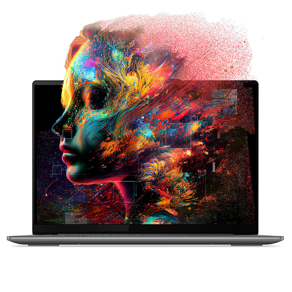 Notebook Lenovo Yoga Slim 7i Core Ultra 5, 16GB, 512GB SSD, Tela de 14" OLED, Windows 11 - 83GM0003BR Bivolt