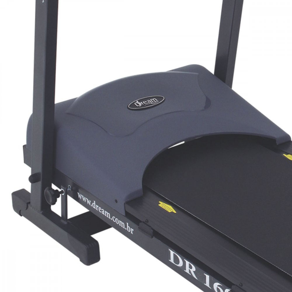 Miniatura Esteira Eletrônica Dobrável Dream Fitness DR 1600 Cinza - Bivolt