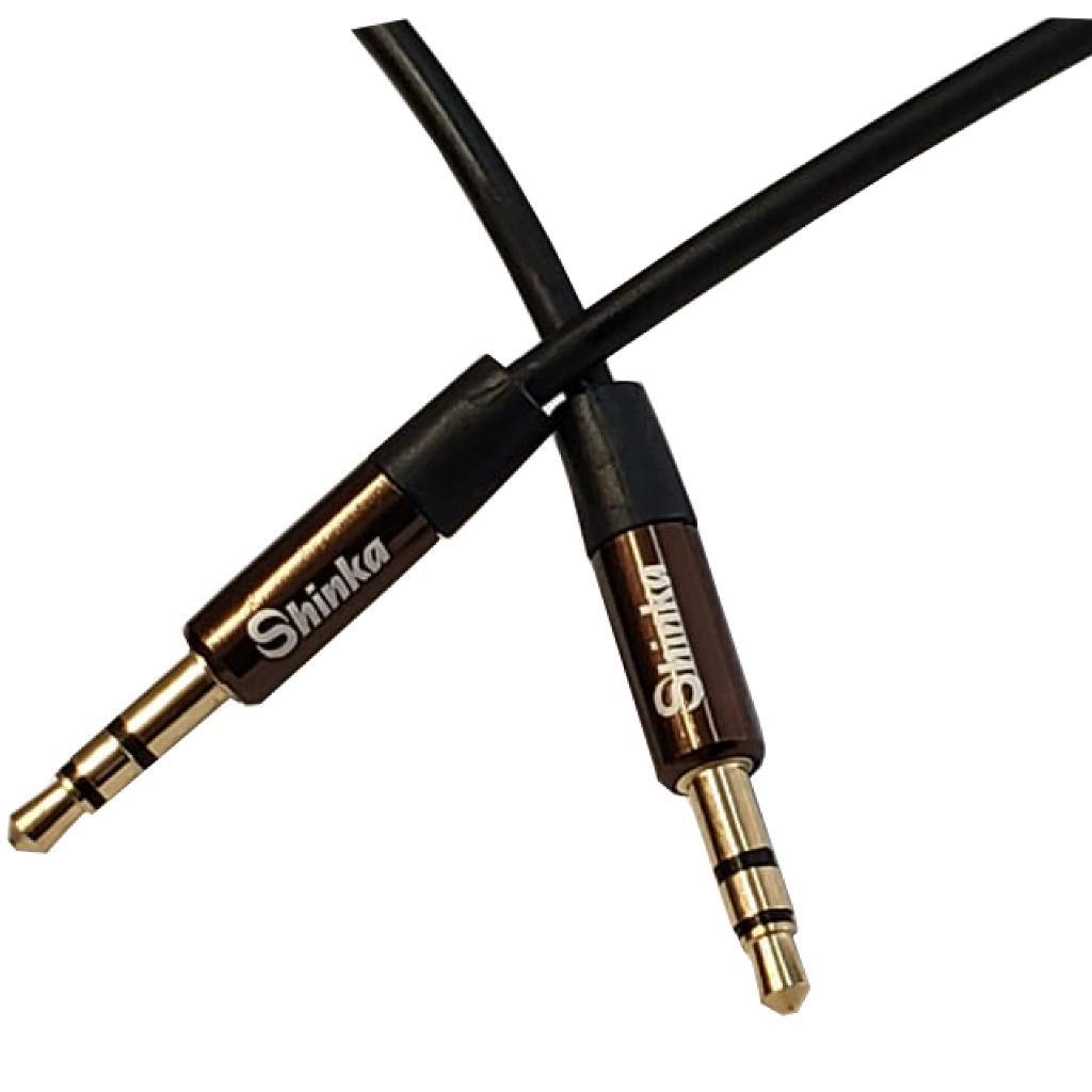 Miniatura Cabo P2 St Para P2 St 1,8 Metros Espiral Shinka Cb-P2T Preto