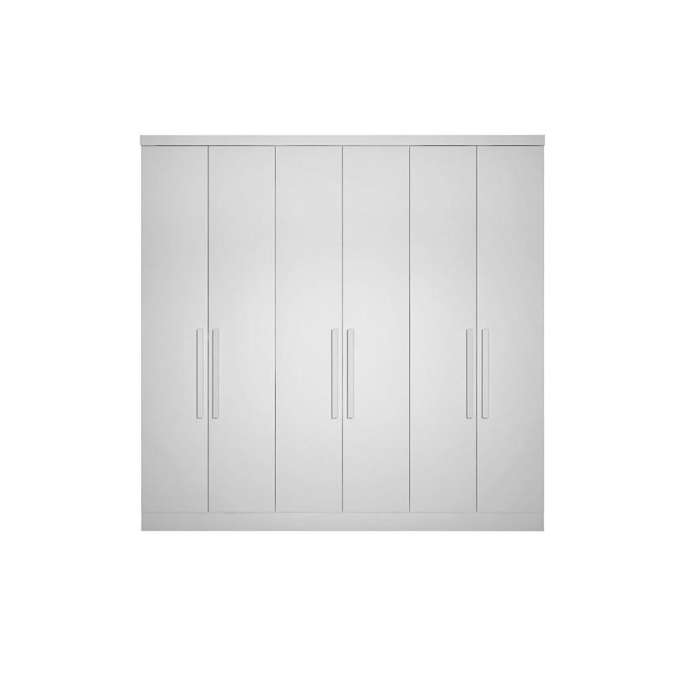 Miniatura Módulo Guarda Roupa Rizon C/ 6 Portas E 4 Gavetas Branco - Novo Horizonte