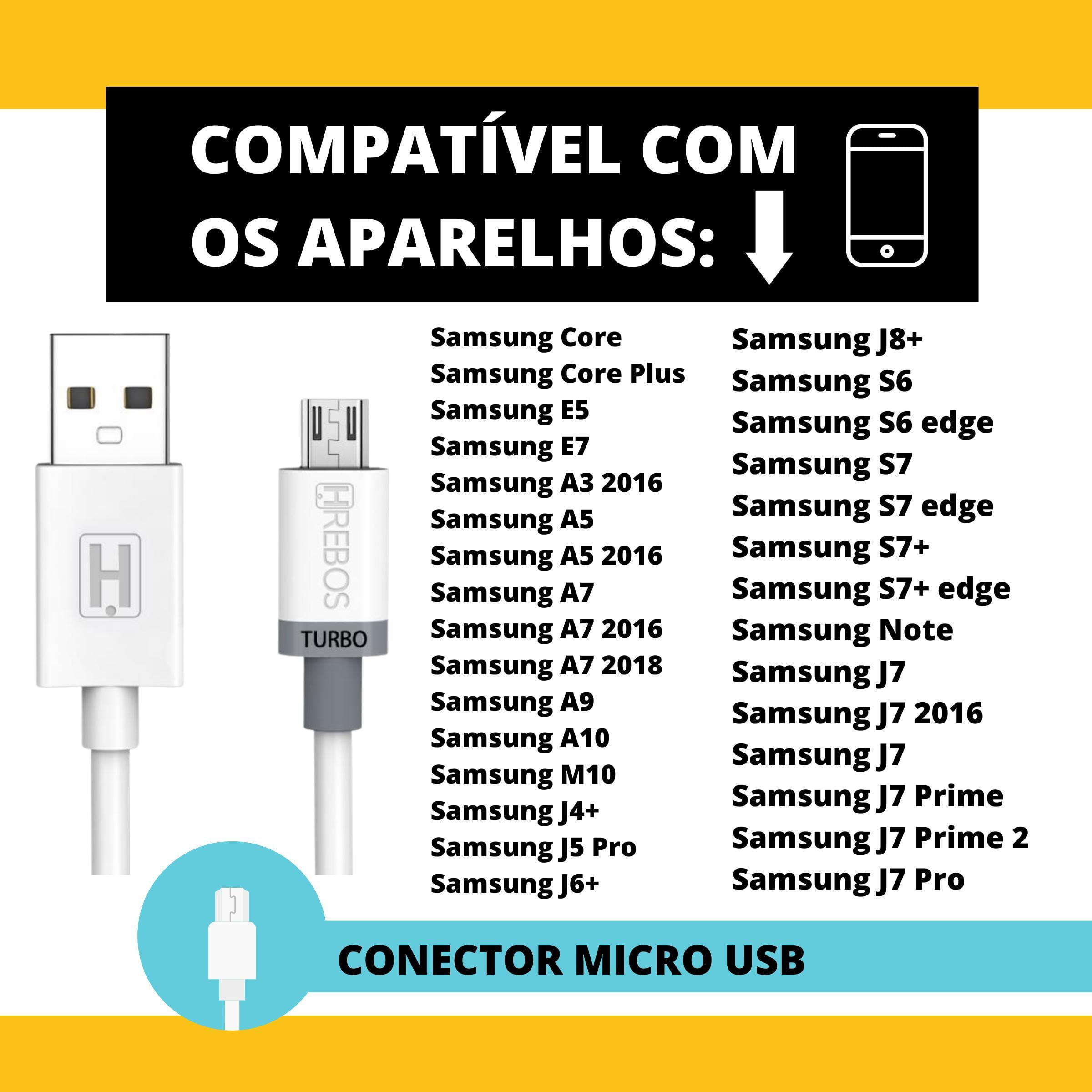 Miniatura Carregador Samsung Turbo - Compatível com diversos modelos