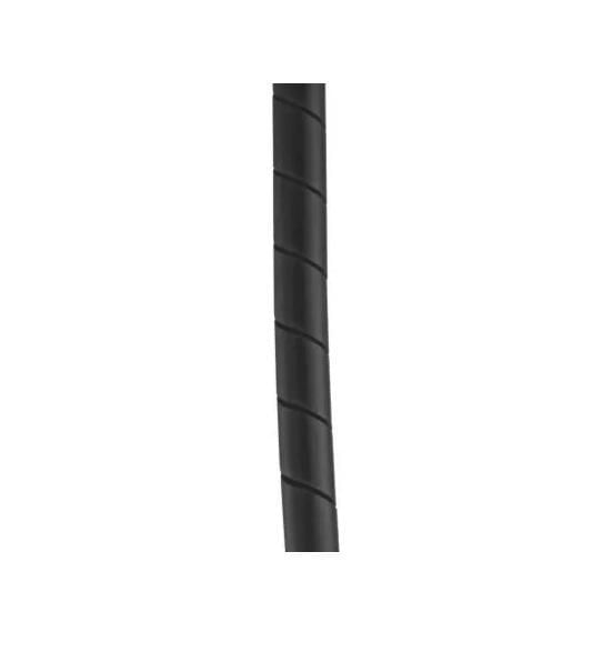 Miniatura Organizador De Fios Cabos Espiral 1 Polegada Preto 1 Metro