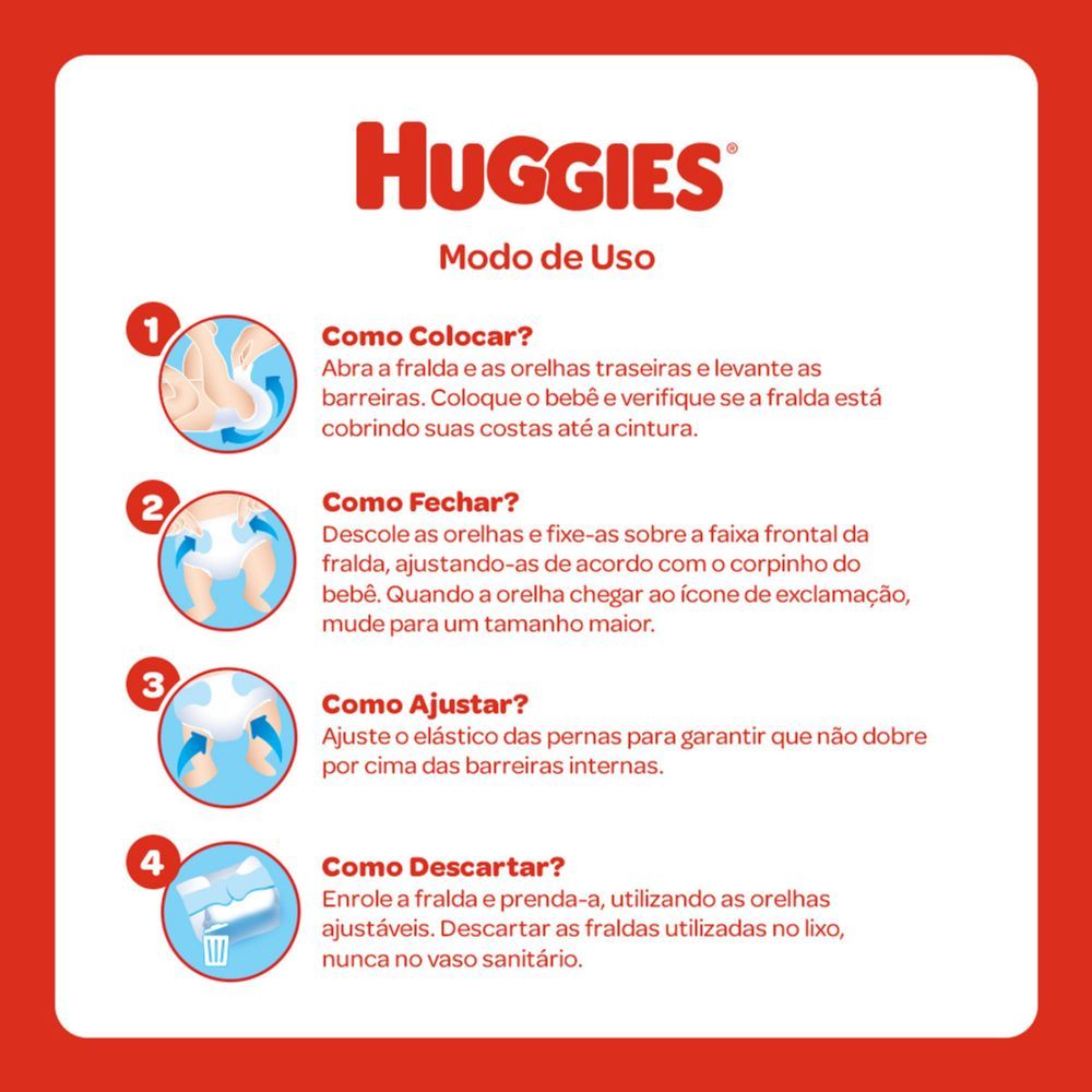 Fralda Descartável Huggies Supreme Care G 66 Unidades