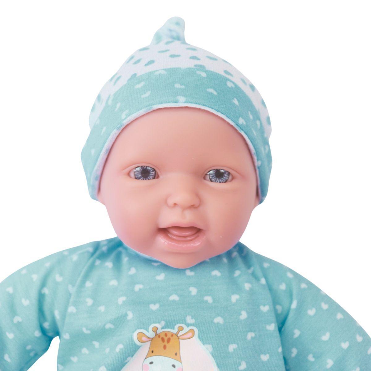 Miniatura Boneca Linha Evellyn Reborn Soninho Menino 2854 - Cotiplás
