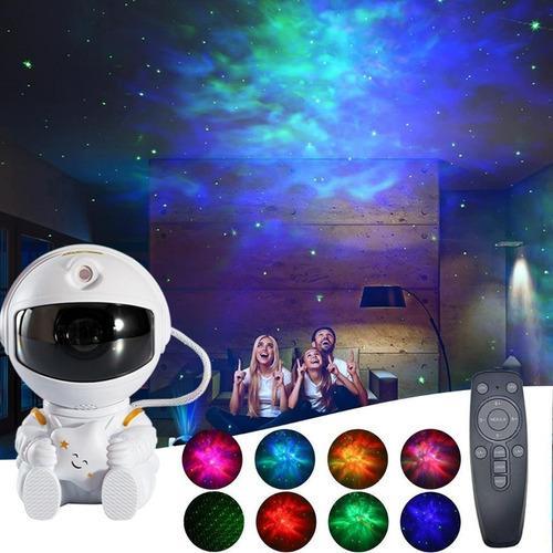 Miniatura Projetor De Luz Noturna Galáxia Nebulosa Astronauta Colorido