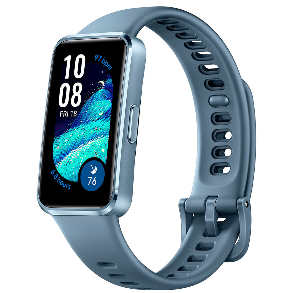 Miniatura Smartwatch Huawei Band 10 Azul, com Pulseira em Fluoroelastômero, Bluetooth Encomenda - BIVOLT