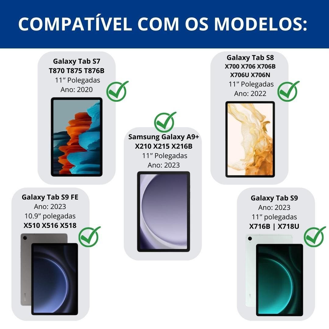 Miniatura Protetor Tela Cerâmica Fosca Para Galaxy Tab A9+ 2023