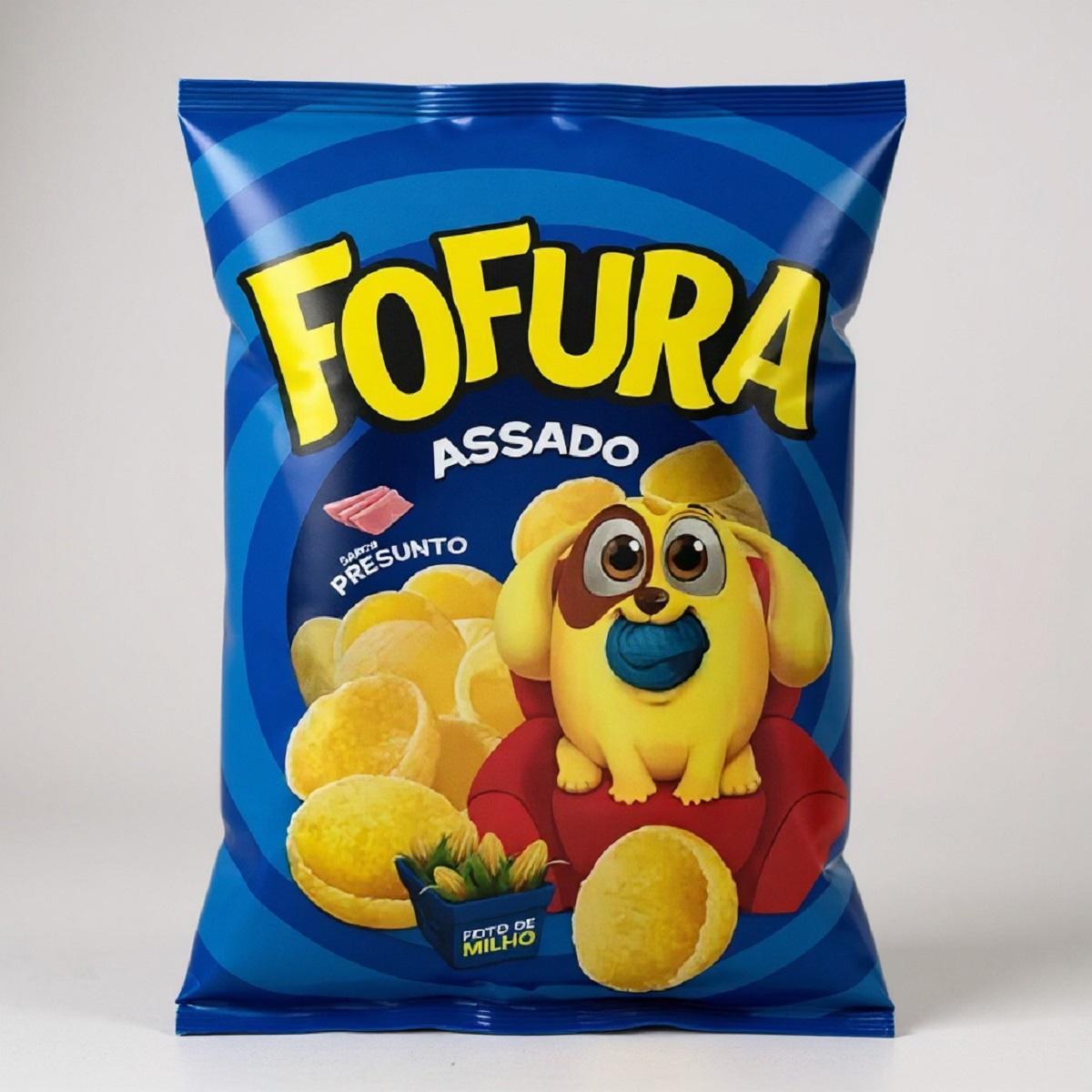Kit 50 Salgadinhos Fofura Sabores Diversos Lanche Escola 60G