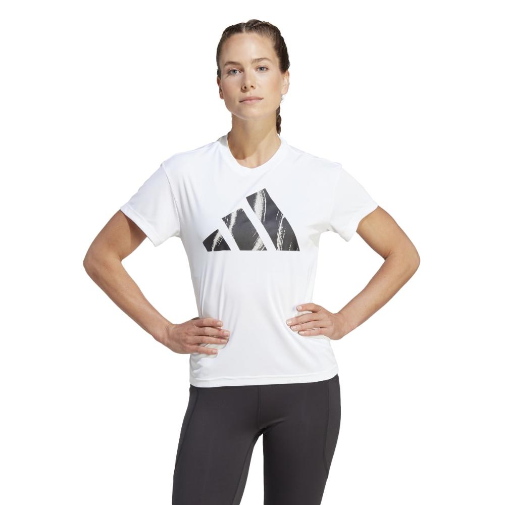 Miniatura Camiseta Adidas Run It Brand Feminina BRANCO - G
