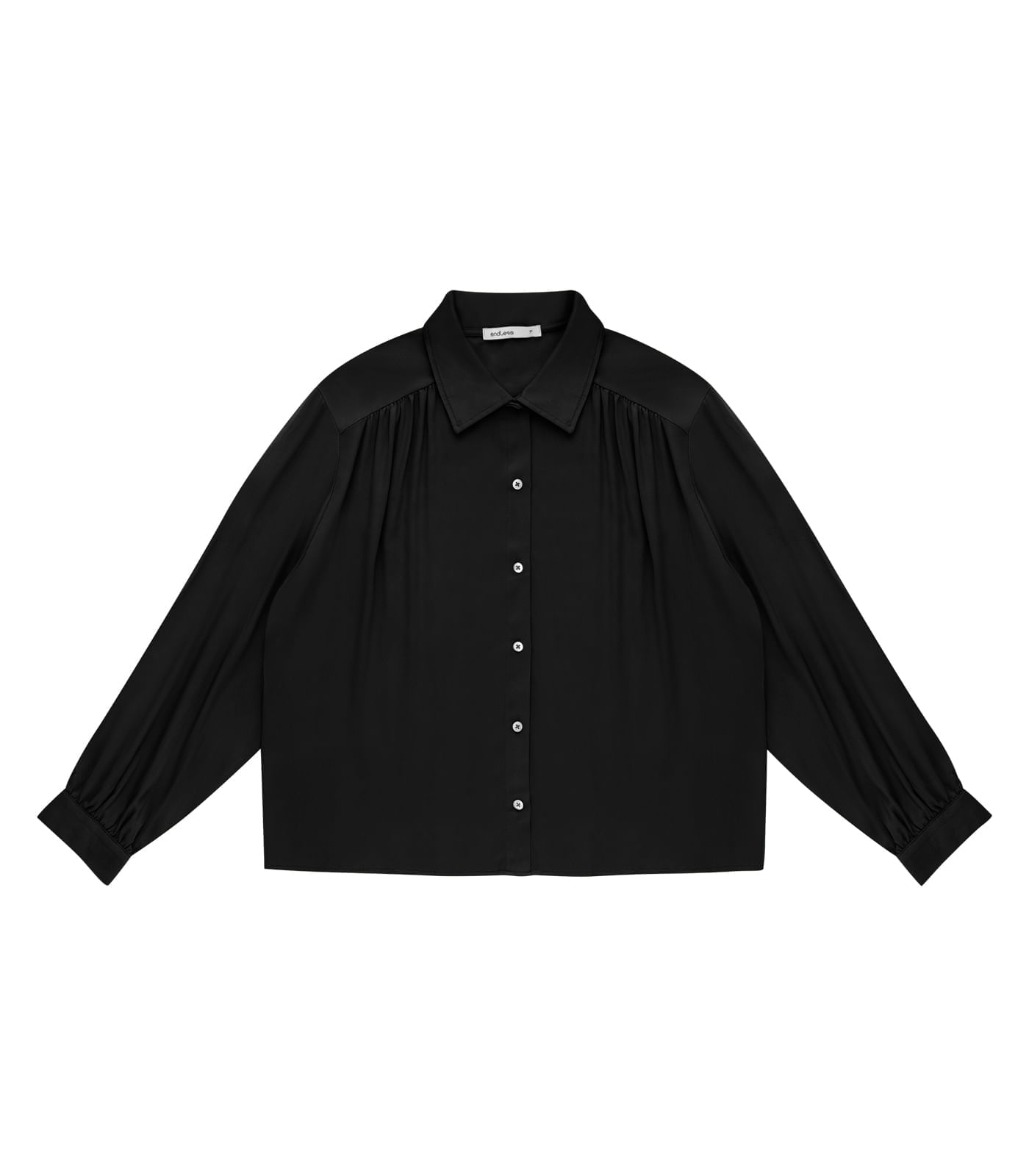 Miniatura Camisa Feminina Manga Longa Endless Preto G