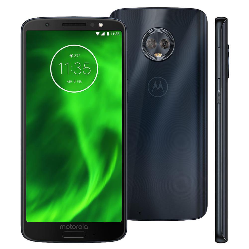 Miniatura Smartphone Motorola G6 Xt1925-13 Preto Índigo 4Gb Ram 64Gb