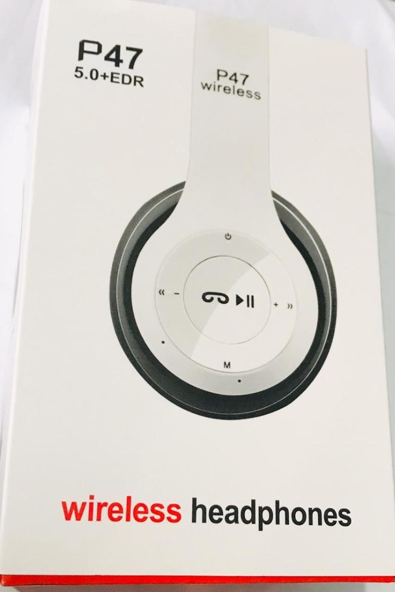 Miniatura Fone De Ouvido Wireless P47 50Edr  Branco