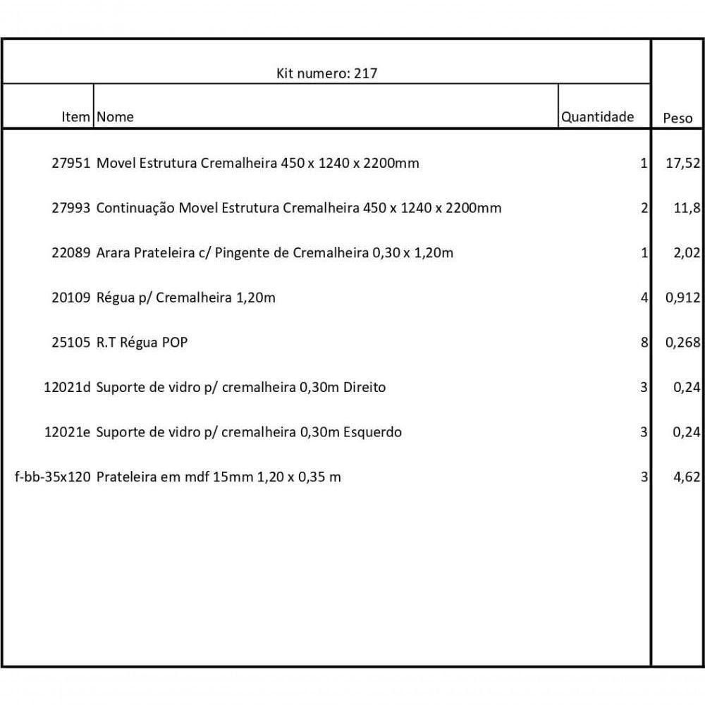 Miniatura Closet Araras, Guarda Roupas Aberto Industrial Com 25 Peças Preto E Branco Fdprb217