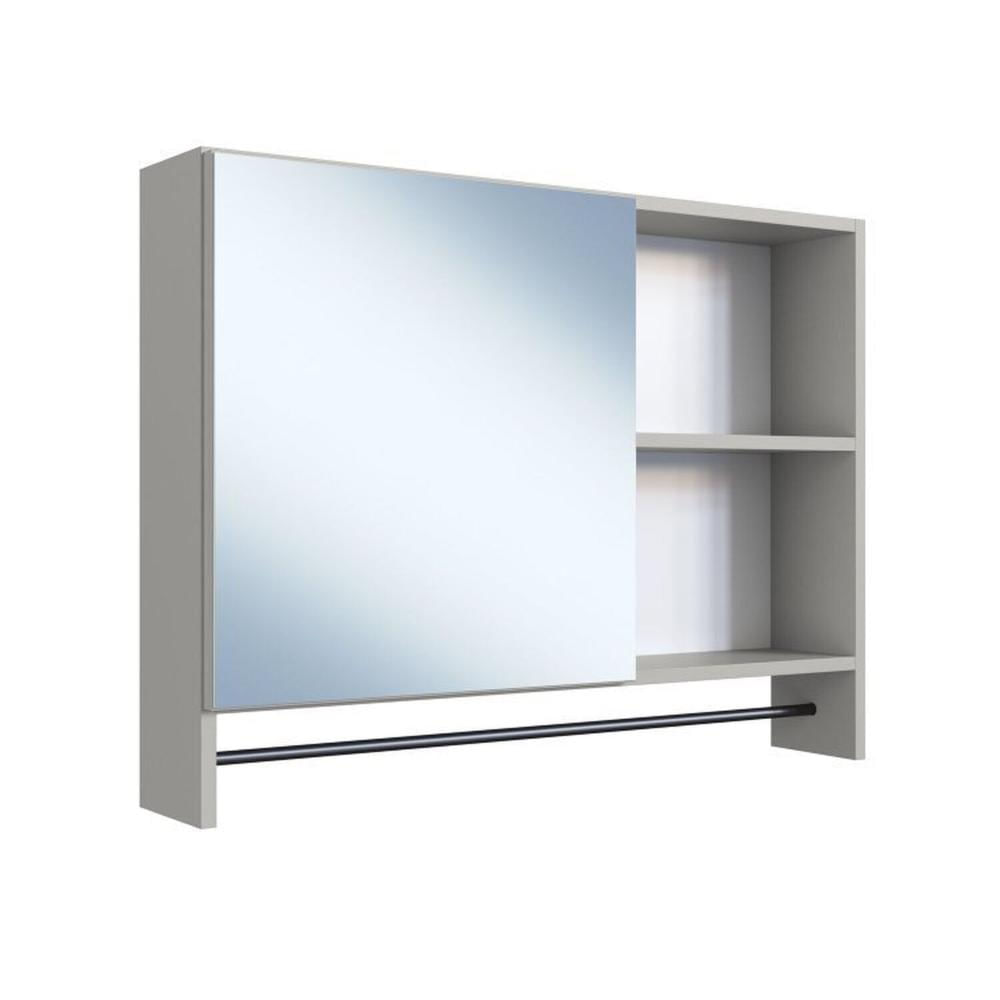 Conjunto para Banheiro Gabinete Suspenso 80cm com Toalheiro Lavatorio e Espelheira Cj8030.20 Arenas