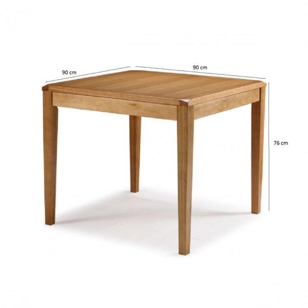 Miniatura Conjunto Mesa de Jantar Angra 90 cm com 4 Cadeiras Mel