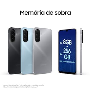 Celular Samsung Galaxy A17 4G Tela 6.7" 128GB Super AMOLED Câmera Tripla 50MP Preto