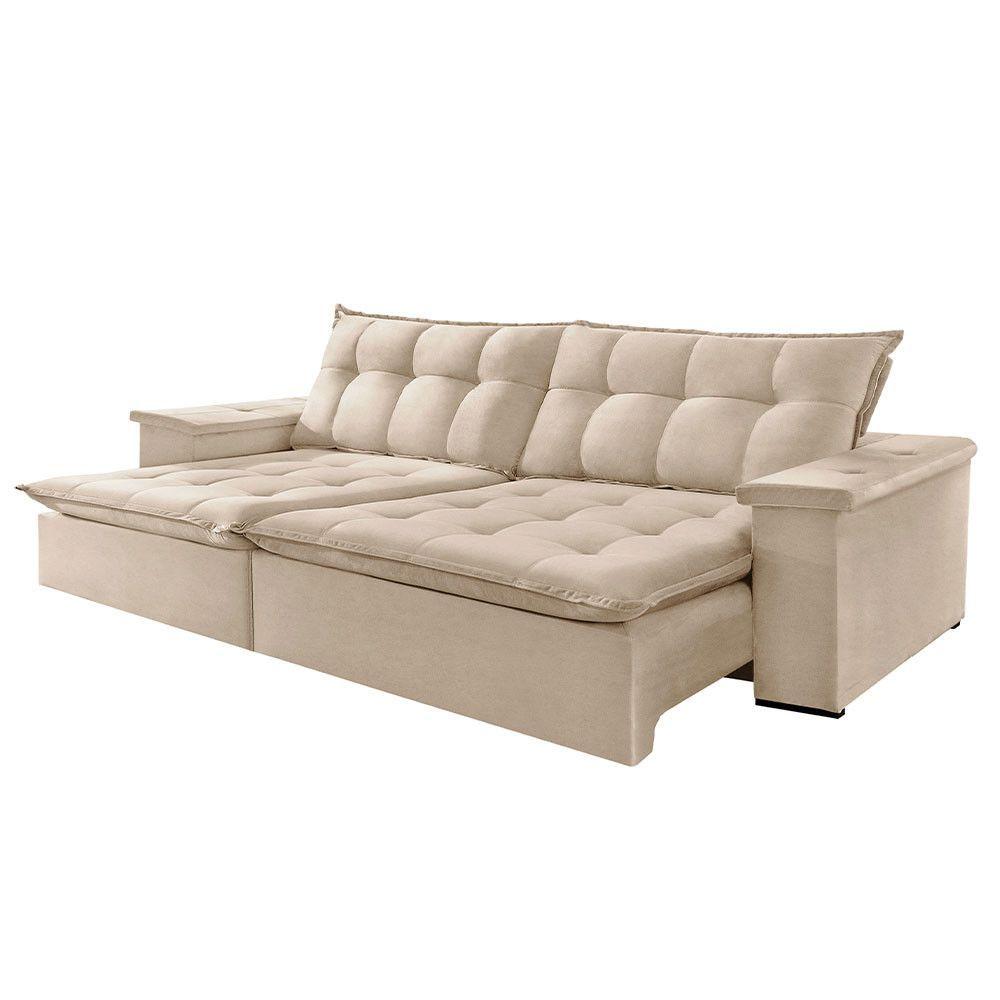 Miniatura Sofá Estilo Linho 2 Módulos 80cm B25cm Meu Sofá Online A294 Linho Creme