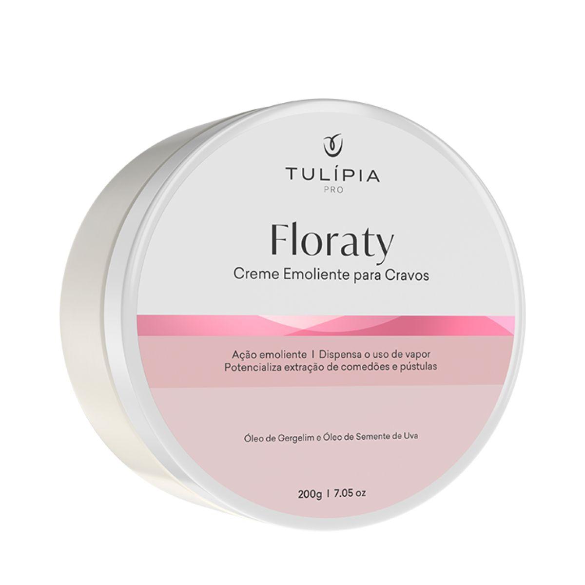 Miniatura Floraty Creme Emoliente Amolecedor Cravos Limpeza Pele 200G