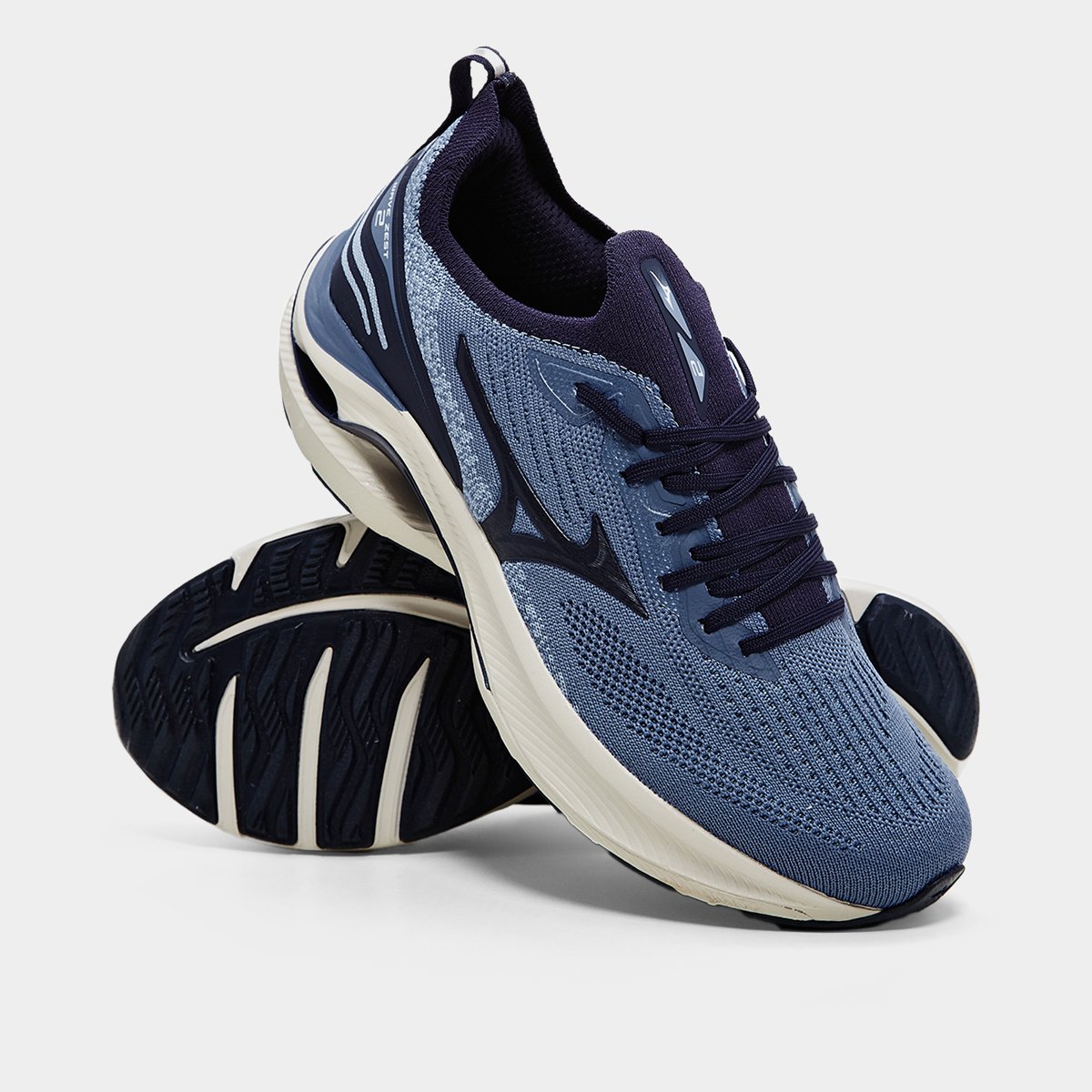 Miniatura Tênis Mizuno Wave Zest 2 Masculino Azul - 38