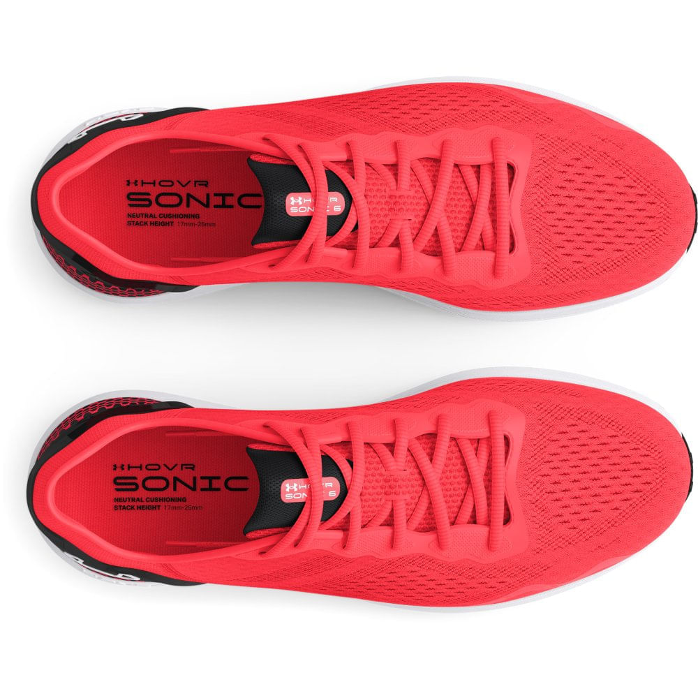 Tênis de Corrida Masculino Under Armour HOVR Sonic 6 Vermelho - 38