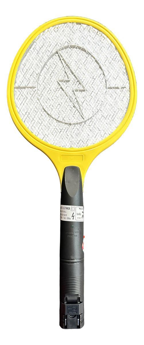 Miniatura Raquete Elétrica Mata Mosquito Dengue Recarregável - Inmetro