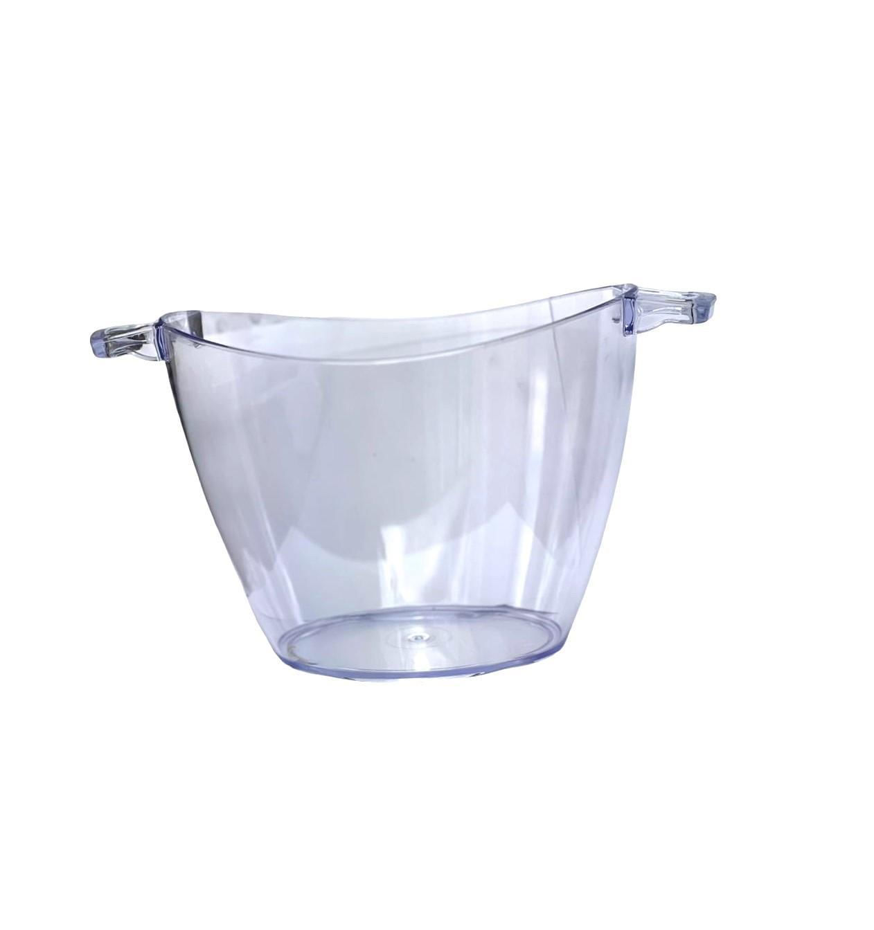 Champanheira Acrílico 5L Transparente - 05 Baldes Gelo