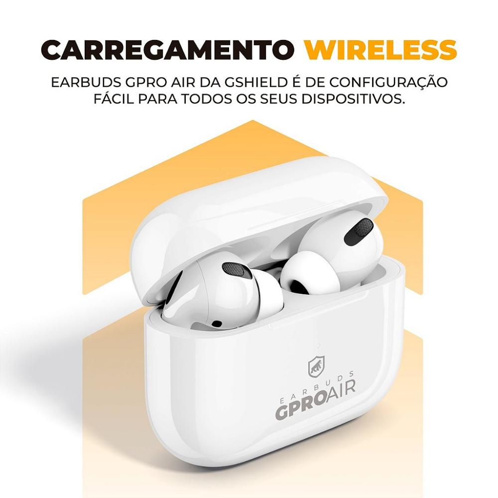 Miniatura Earbuds - Fone de ouvido GPro Air - Com Pop-up Connection - Gshield
