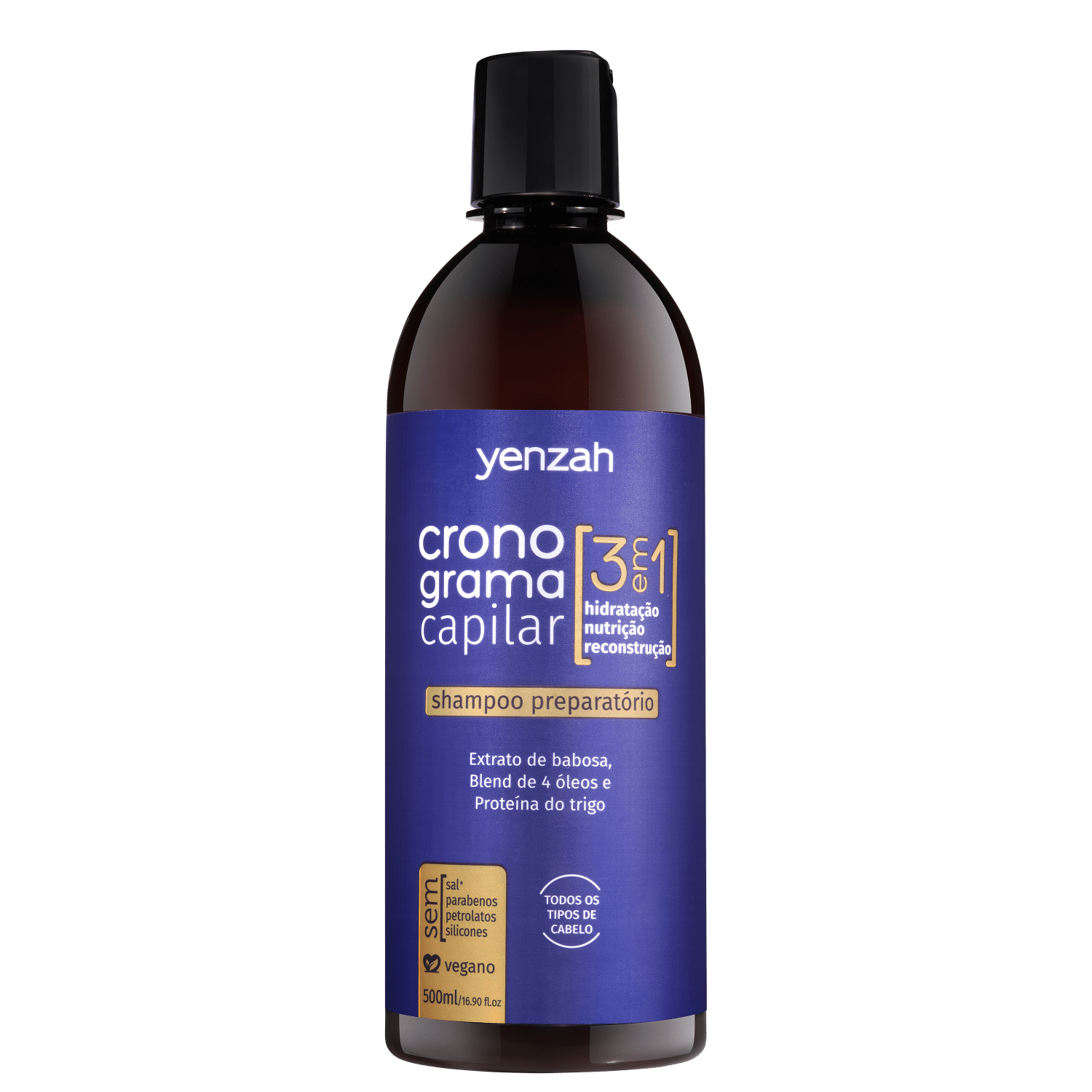 Miniatura Kit Yenzah Cronograma Capilar Pós-Química (4 Produtos)