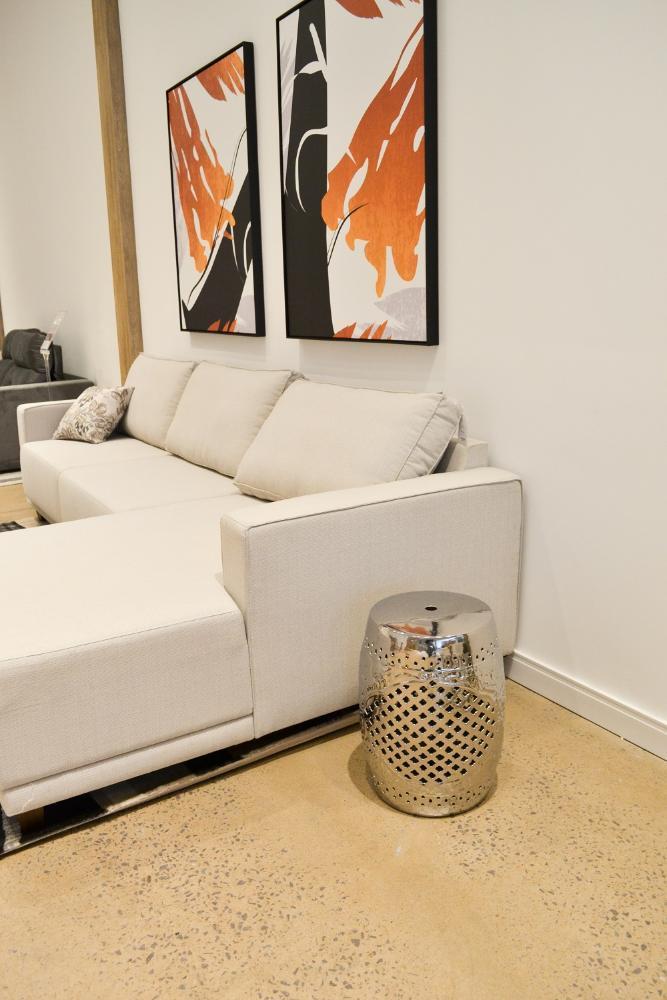 Miniatura Seat Garden De Cerâmica Xangai Prata Rivatti