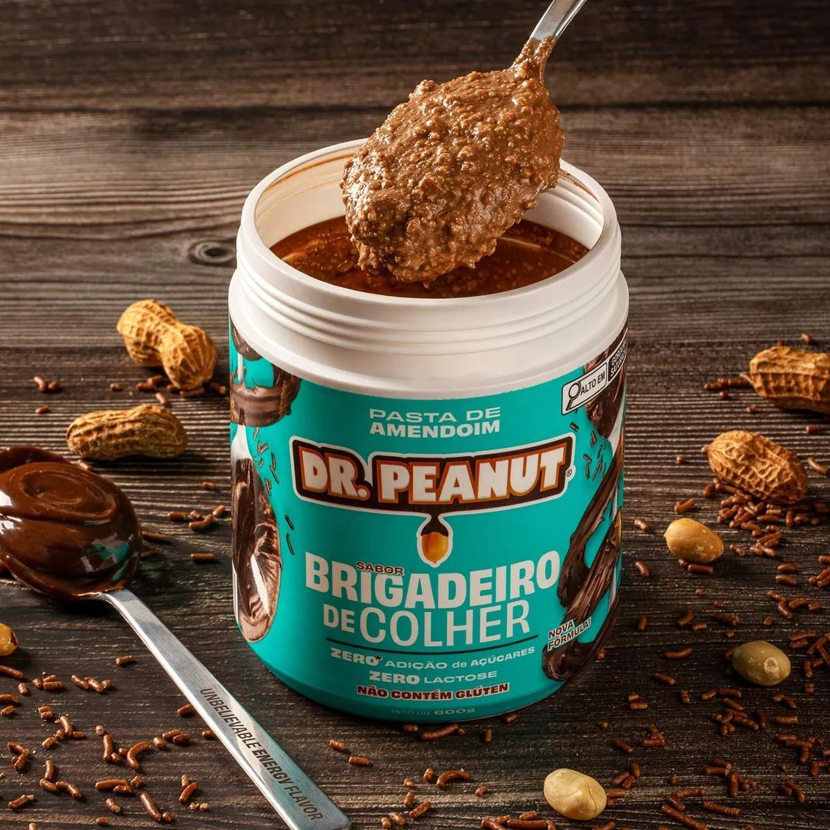 Miniatura Pasta De Amendoim Dr. Peanut Brigadeiro De Colher 600g