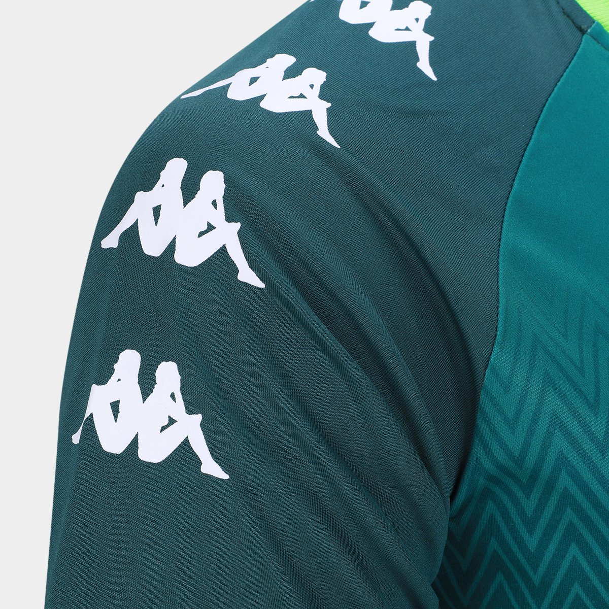 Miniatura Camisa Kappa Noops1 Masculina Verde escuro - EGG