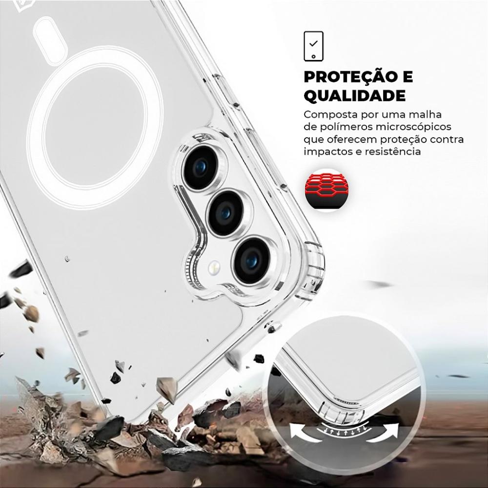 Miniatura Capa para Samsung Galaxy S23 FE - MagSafe Transparente - Gshield