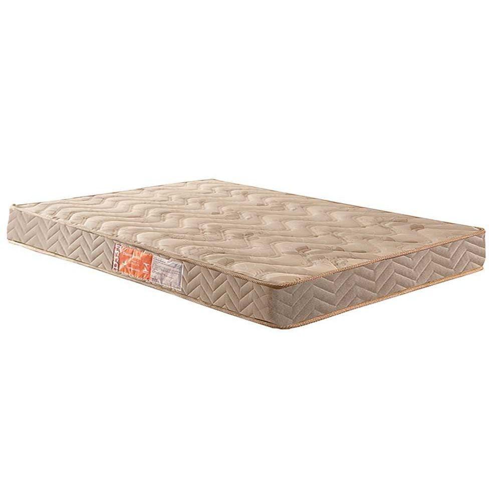 Cama Box Baú Casal: Colchão Espuma Paropas D33 Pasquale + Base Crc Suede Clean(138X188)