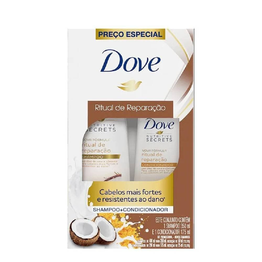 Miniatura Kit Dove Ritual De Reparação Shampoo 350ml+condicionador 175ml Preço Especial
