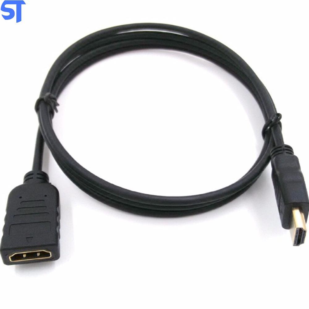 Miniatura Cabo Extensor Hdmi Macho X Hdmi Fêmea 30Cm